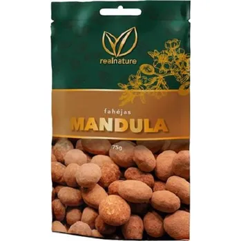 Žvýkačka Real NatureMandle v mléčné čokoládě se skořicí (75g)