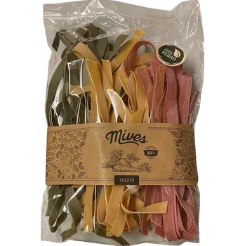 Příloha Míves Durum barevné těstoviny široké nudle (400g)