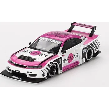 autíčko Nissan LB-Super Silhouette S15 SILVIA LBWK KUMA RHD 1:64 - MiniGT Nissan LB-Super - kovový model