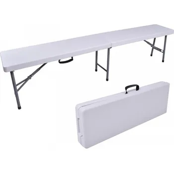 Zahradní lavice Cateringová lavice skládací 183 cm - bílá