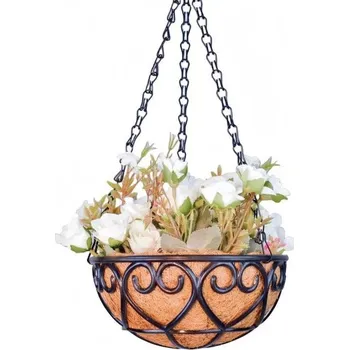 Květináč Závěsný květináč kokosová miska 20 cm