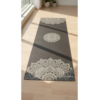 podložka na cvičení Podložka na jogu Yoga Design Lab Mandala Black, 1,5 mm