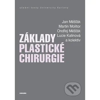 Kniha Základy plastické chirurgie - Měšťák Jan, Molitor Martin, Měšťák Ondřej, Kalinová Lucie a kolektív Karolinum