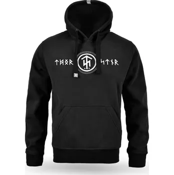 Pánská mikina Pánská mikina Thor Steinar s kapucí Mjodal schwarz velikost: 3XL