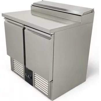 vasegastro Saladeta / přípravný stůl – 0,90 × 0,7 m – se 2 dveřmi