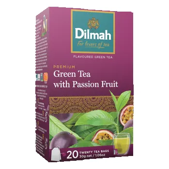 Sušená zelenina Dilmah Zelený čaj s maracují (20ks)