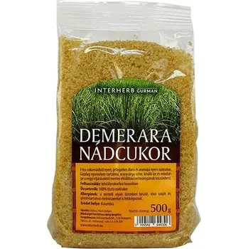 Sladidlo Interherb Gurman Třtinový cukr Demerara (500g)
