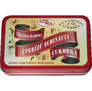 Žvýkačka Microse Bylinné dropsy s echinacea a jahodovou příchutí v plechové krabičce (90g)