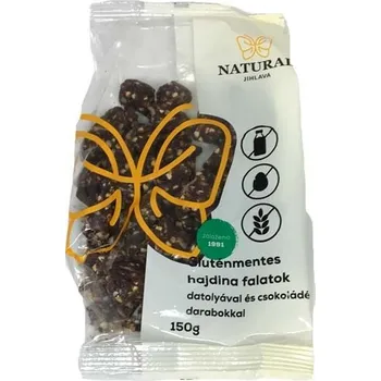 Natural Bezlepkové pohankové datlovo-čokoládové kousky (150g)