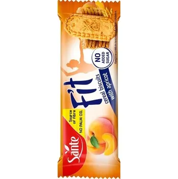 Sante Fit Snídaňové cereální sušenky s meruňkami bez přidaného cukru (50g)