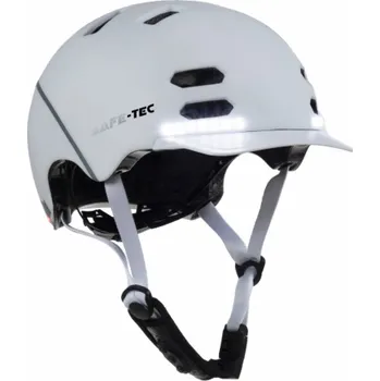 Cyklistická přilba Safe-Tec SK8 SAFE-TEC Chytrá Bluetooth helma/ SK8 White M