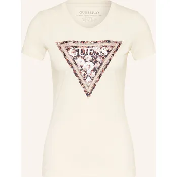 Guess Dámské Tričko S Nýty, tmavě žlutá, 38