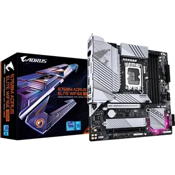 Základní deska GIGABYTE MB Sc LGA1700 B760M AORUS ELITE WIFI6E GEN5, Intel B760, 4xDDR5, 1xDP, 1xHDMI, mATX B760M A E WF6E GEN5