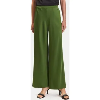 Dámské kalhoty Patrizia Pepe Kalhoty z materiálu 8P0657 A459 Zelená Regular Fit 46