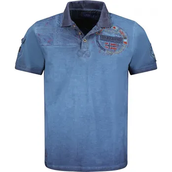 Pánské tričko GEOGRAPHICAL NORWAY polokošile pánská KINFLAT MEN L modrá