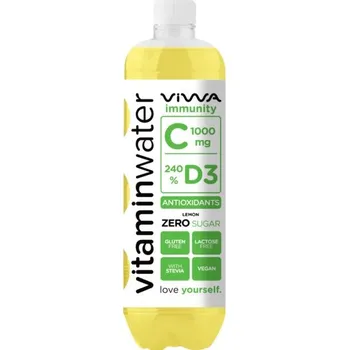 Energetický nápoj Viwa Vitaminwater Immunity Zero nesýtený nápoj s citrónovou príchuťou (600ml)