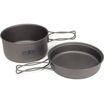 Kempingové nádobí Origin Outdoors Nádobí outdorové dvojdílné - ešus 1 litr TITAN