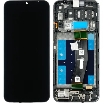 Samsung Galaxy A14 A145 lcd displej + přední kryt GH81-23540A GH81-23541A černý rám oled