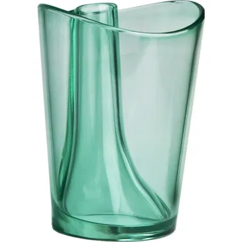 Držák na kartáček Koupelnový kelímek na zubní kartáček akrylový QUALY FLIP CUP TURKISH