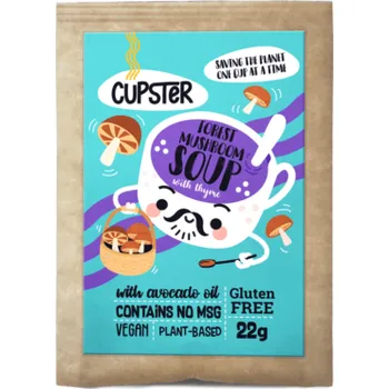 Hotové jídlo Éden Prémium Cupster Instantní lesní houbová polévka s bezlepkovými těstovinami (22g)