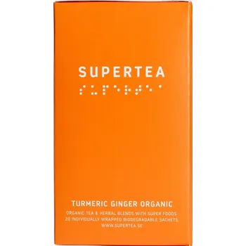 Bylinná léčivá mast Supertea Bio Čaj kurkuma a zázvor (20ks)