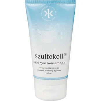 kartáč na vlasy Szulfokoll Sirný šampon s dehtem na mastné vlasy s lupy a svědivou citlivou pokožku hlavy (150ml)