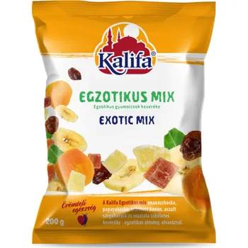 Sušené ovoce Kalifa Egzotický mix sušeného a kandovaného ovoce (200g)