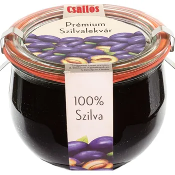 Rostlinná pomazánka Méhes Mézes Csattos Prémium Švestková povidla (600g)