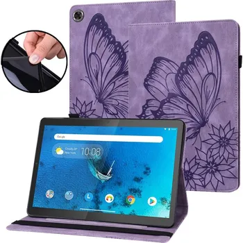 Pouzdro na tablet VSECHNONAMOBIL 53338 ART BUTTERFLY Zaklápěcí pouzdro Lenovo Tab M10 Plus 3. generace fialové
