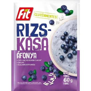 Fit Bezlepková Borůvková rýžová kaše s inulinem (60g)