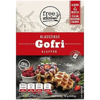 Chlebová směs Free Selection Bezlepková moučná směs na gofry, vafle (150g)