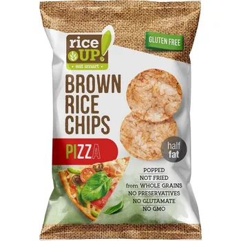 Chips Rice Up Bezlepkový rýžový chips s příchutí pizza (60g)