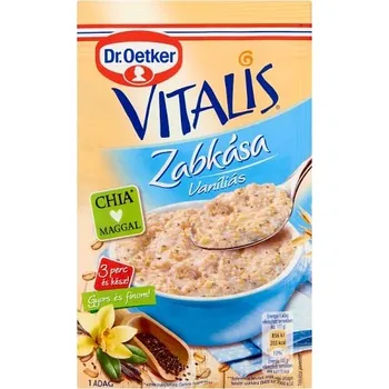 Potravina Dr.Oetker Vitalis Ovesná kaše vanilka a chia (52g)