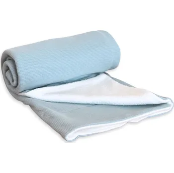 Dětská deka Beránková deka vaflová / modrá