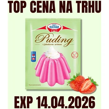 KÁVOVINY Puding jahodový 40 g EXP 14.04.2026