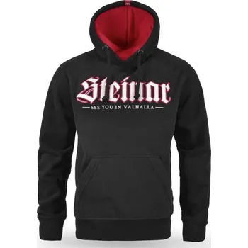 Pánská mikina Pánská mikina Thor Steinar s kapucí Sofjell schwarz velikost: 4XL