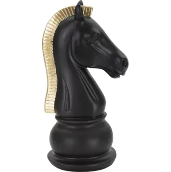 Dekorativní soška Horse 19 cm černá