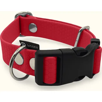 Obojek pro psa Voděodolný obojek Woofit Start: Červený