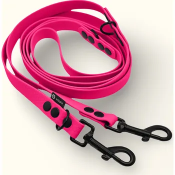Vodítko pro psa Voděodolné přepínací vodítko Woofit Hike: Růžové