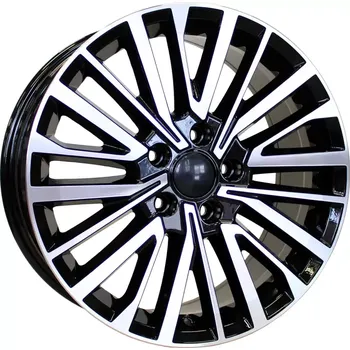 Disk Alu kola Racing Line B1515, 19x8.5 5x120 ET45, černá + leštění (zátěžová)