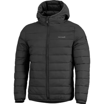 Bunda s kapucí AURORA 2.0 PUFFER HOODED ČERNÁ velikost: 3XL