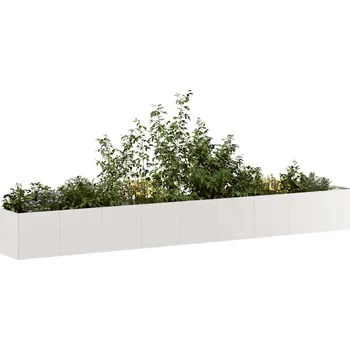 Truhlík vidaXL Truhlík 360x40x40 cm ocel válcovaná za studena [860701] Barva: Nerezová ocel