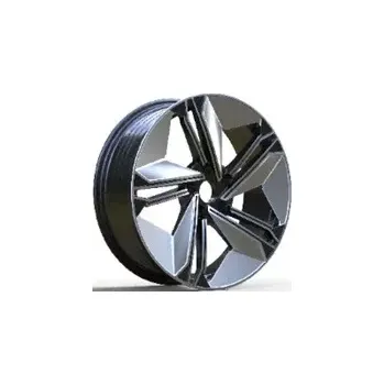 Disk Alu kola Racing Line FBX334, 19x8.5 5x112 ET35, stříbrná + černá lesklá (zátěžová)