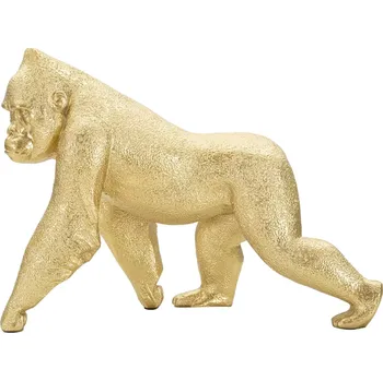 Dekorativní soška Gorilla Front zlatá