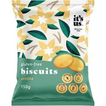 It´s us Bezlepkové sušenky vanilkové (150g)