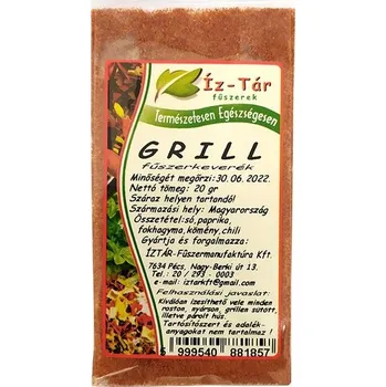Íz-Tár Grill Směs koření na grilování (20g)