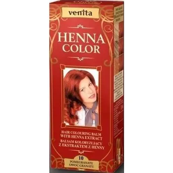 Příslušenství k barvení vlasů Venita Henna Color přírodní barva na vlasy 10 - granátově červená (75ml)