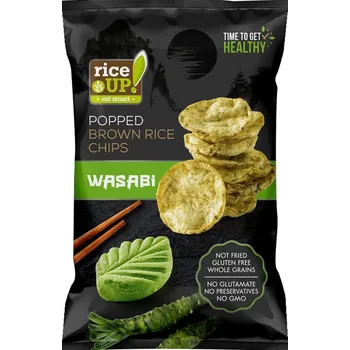 Chips Rice Up Bezlepkový rýžový chips s příchutí wasabi (60g)