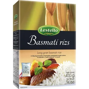 Luštěnina Lestello Rýže Basmati ve varných sáčcích 400g (4 x 100g)