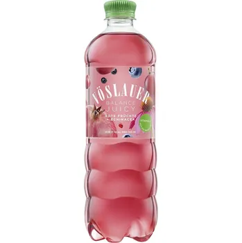 Energetický nápoj Vöslauer Balance Juicy červené ovoce a echinacea (750ml)